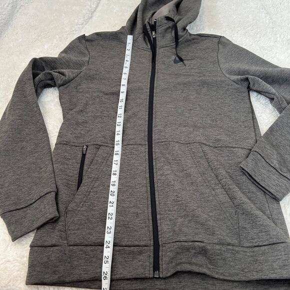 Nike Mens Training Therma Fit Full Zip Up Hoodie Sz S Grey Casual Athleisure Lux - Picture 5 of 8
